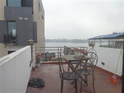 lake view big balcony  1 bedrooms apartment for rent in Tay Ho